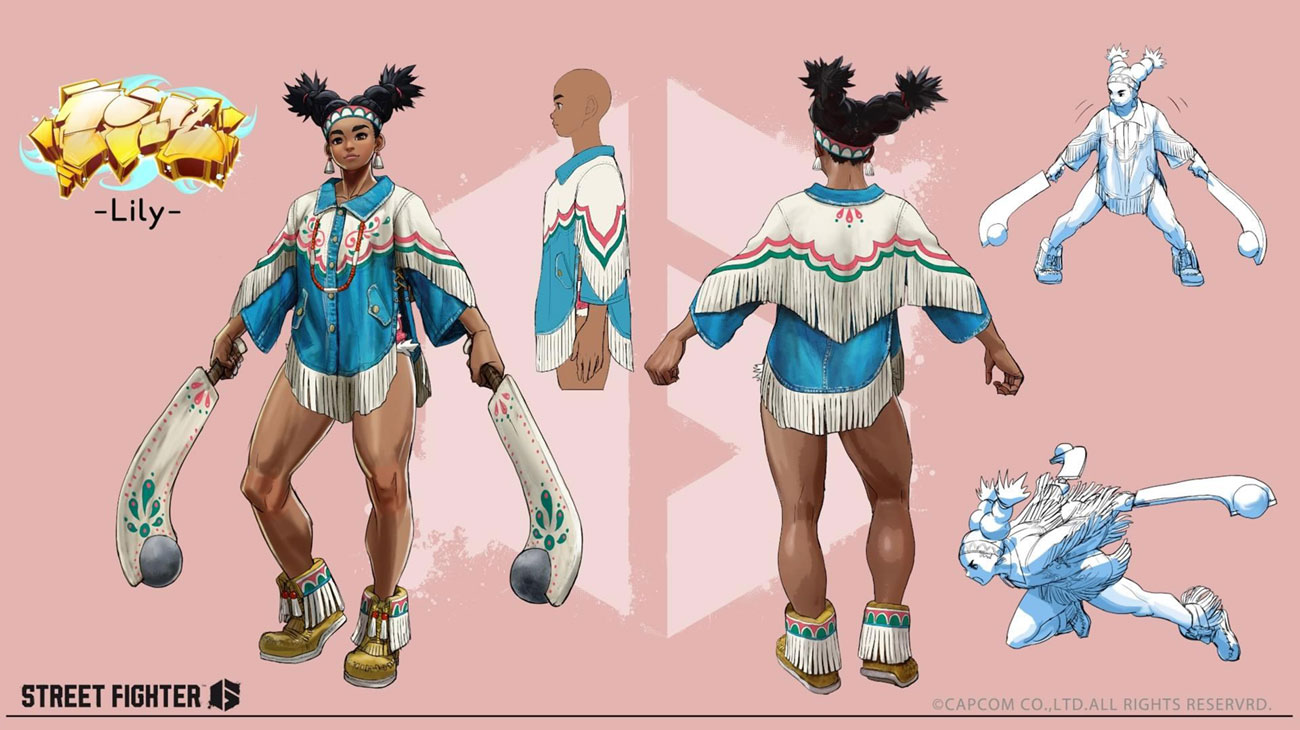 Lily Concept Art from Street Fighter 6