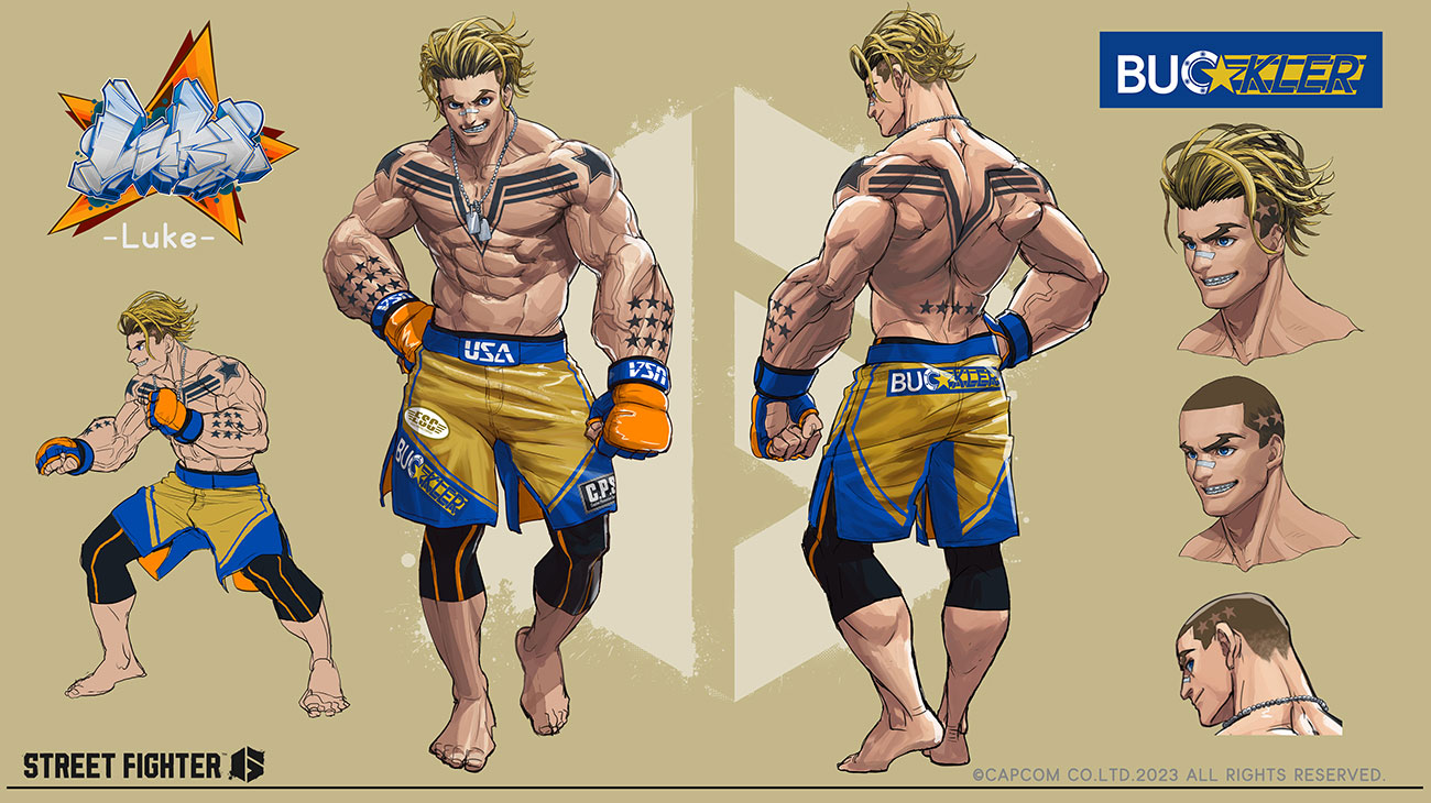 Luke Outfit 3 Art from Street Fighter 6