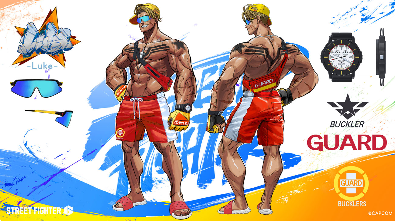 Luke Outfit 4 Art from Street Fighter 6