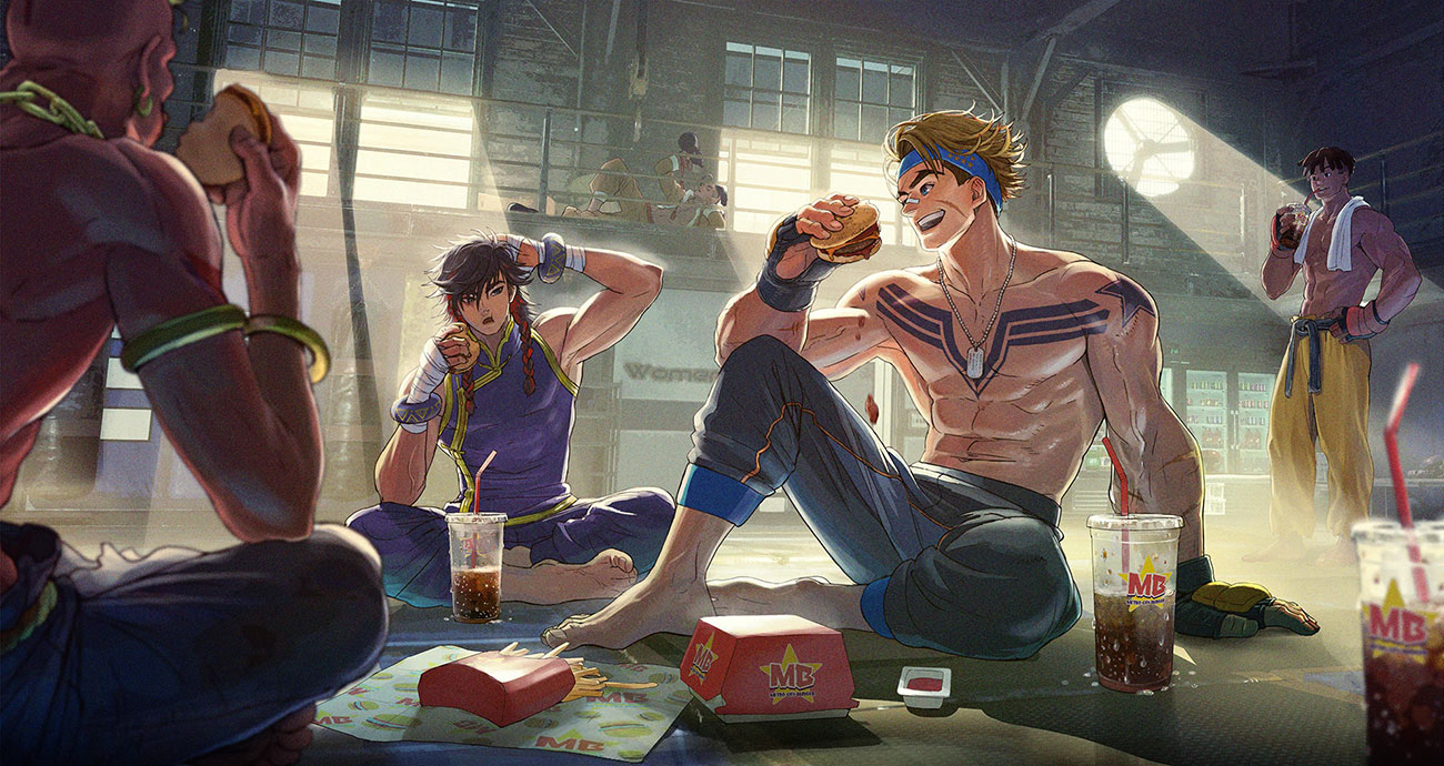 Luke Story Artwork by Takeshi Ochi from Street Fighter 6