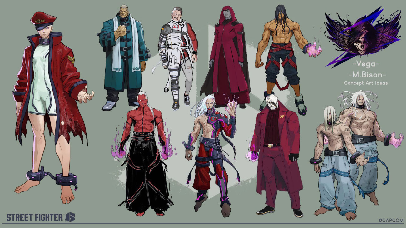 M. Bison Concept Art Ideas from Street Fighter 6