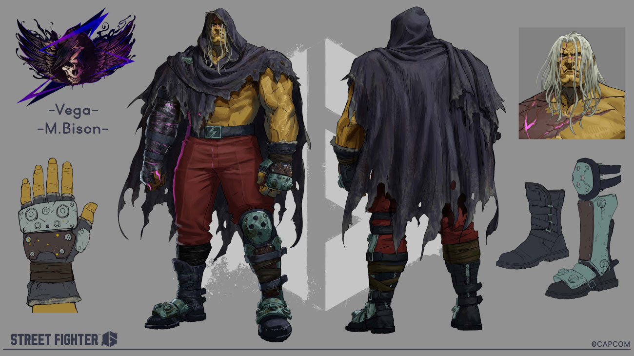 M. Bison Concept Art from Street Fighter 6