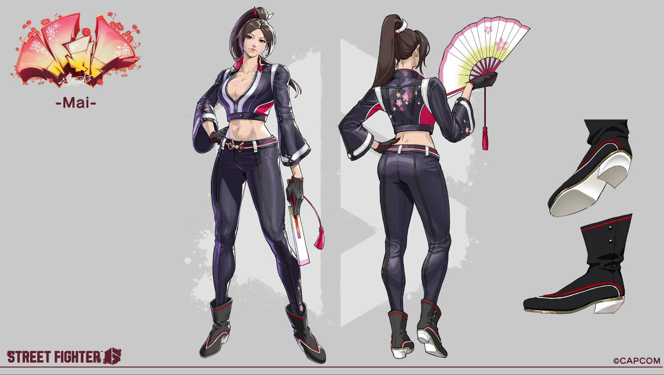 Mai Alt Outfit Art from Street Fighter 6