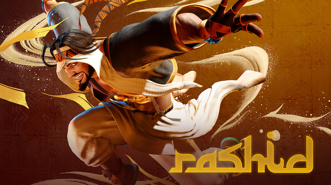 Rashid Artwork from Street Fighter 6