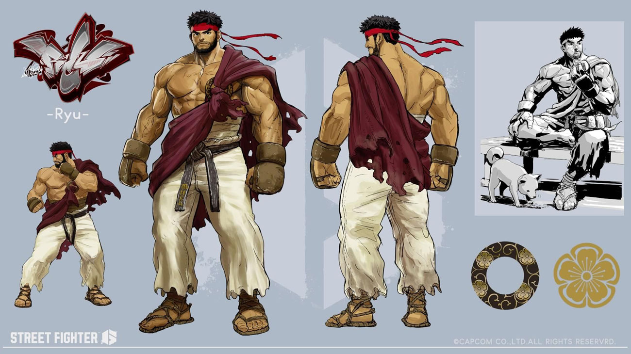 Ryu Concept Art from Street Fighter 6