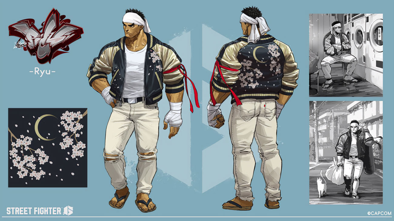 Ryu Outfit 3 Art from Street Fighter 6