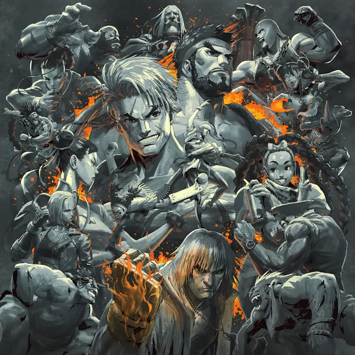 Soundtrack Cover Art from Street Fighter 6