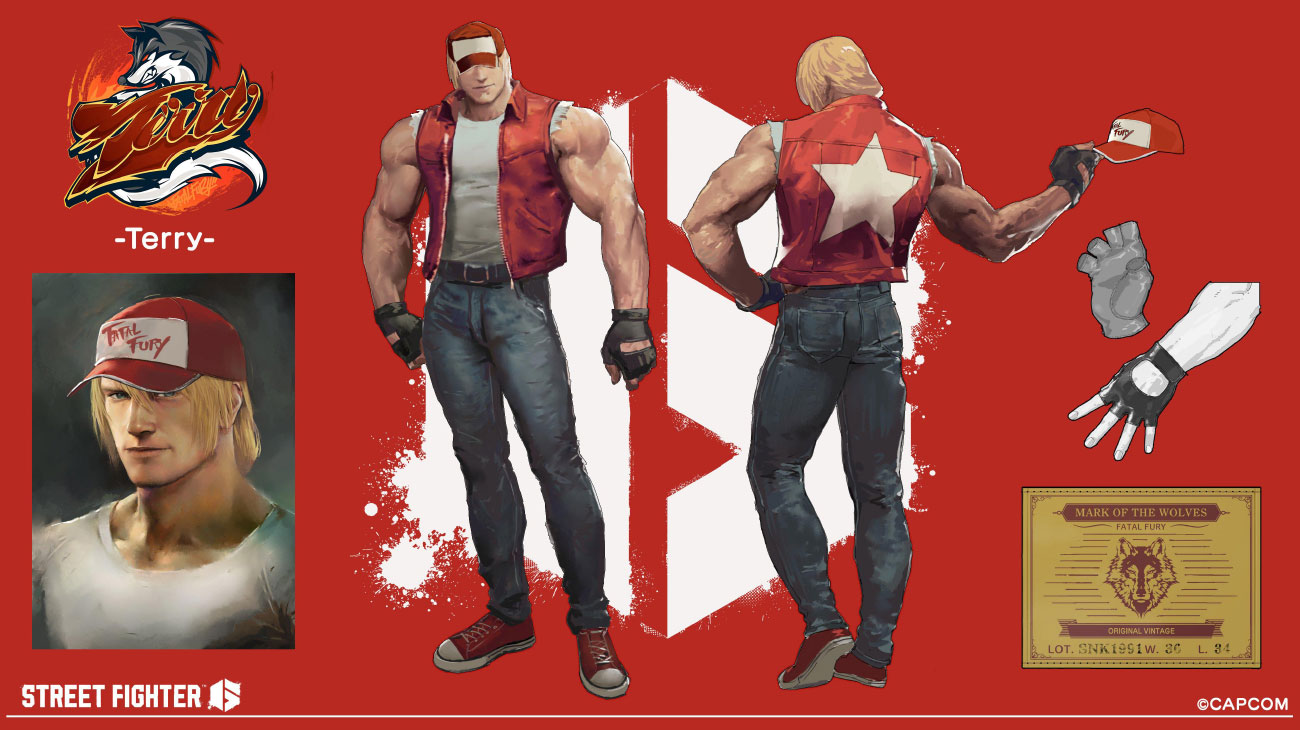 Terry Bogard Concept Art from Street Fighter 6