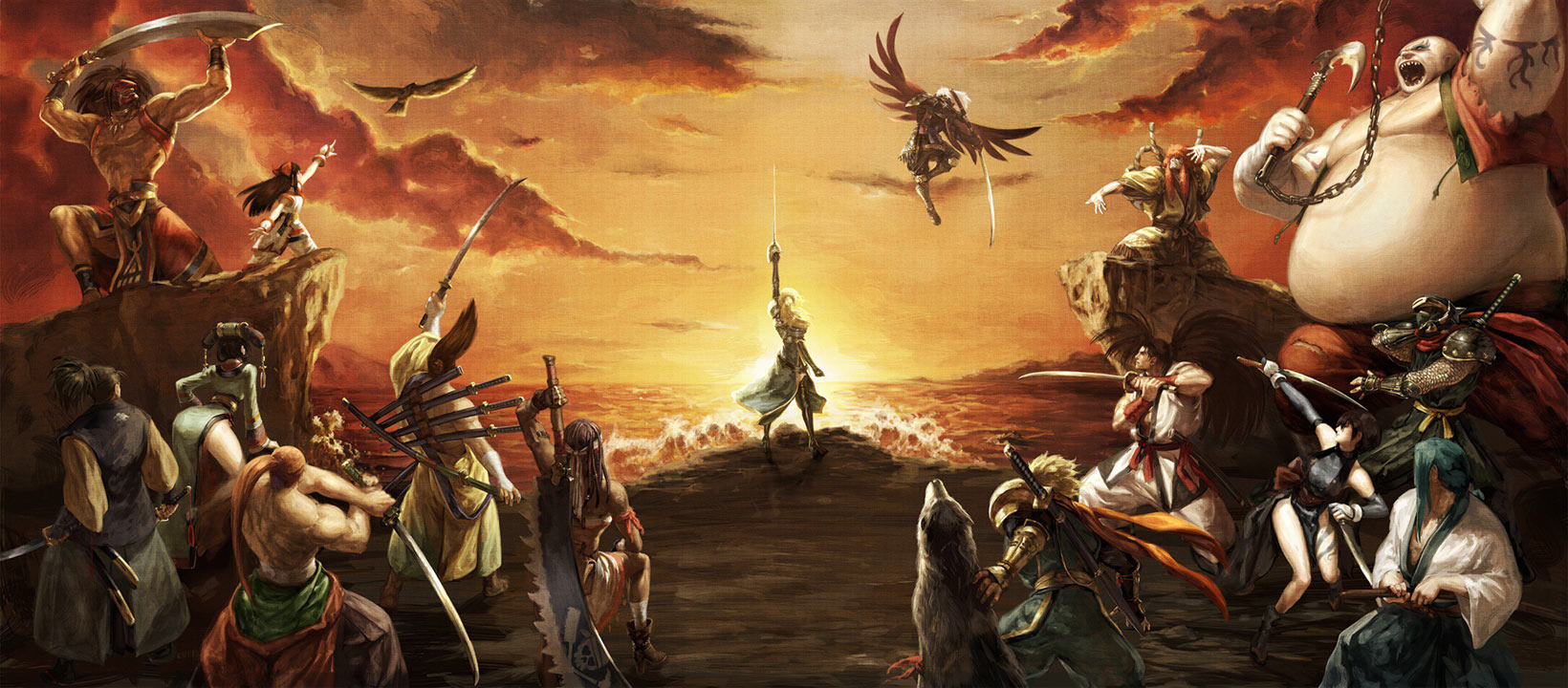 Characters Illustration from Samurai Shodown (2019)