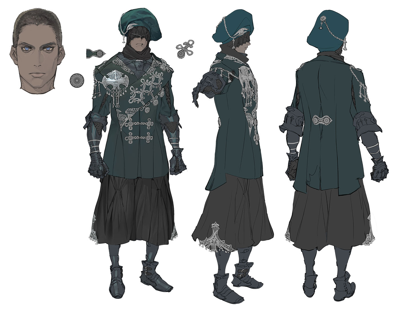 Chappleman Concept Art from The DioField Chronicle