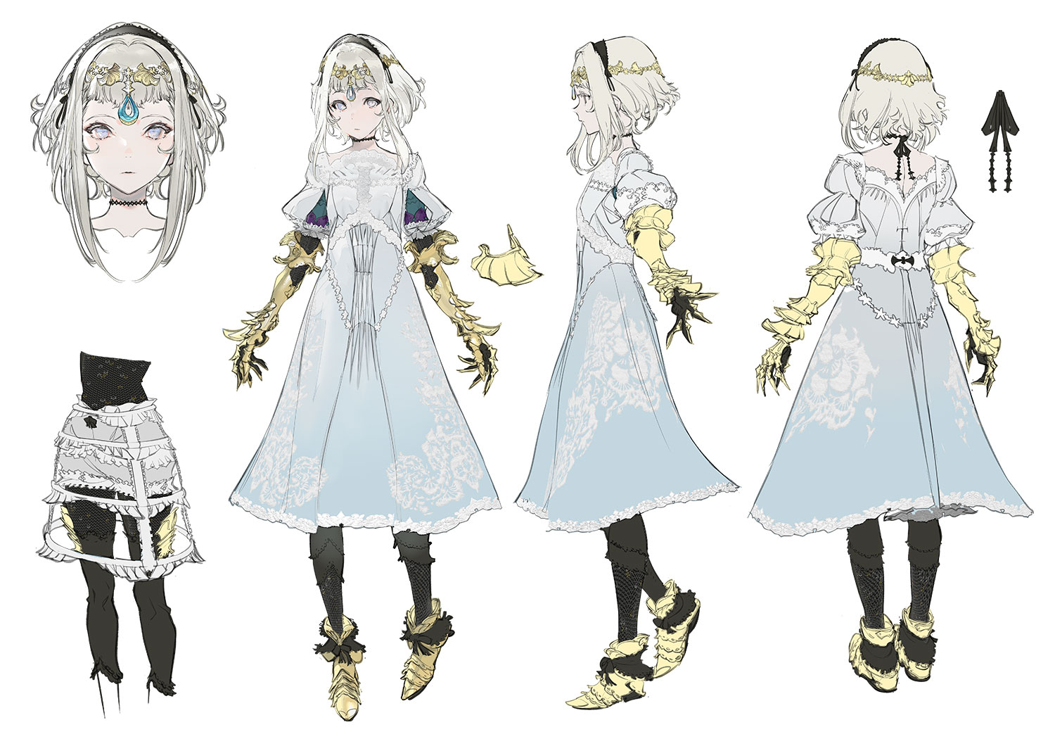 Hezeliah Shaytham Concept Art from The DioField Chronicle