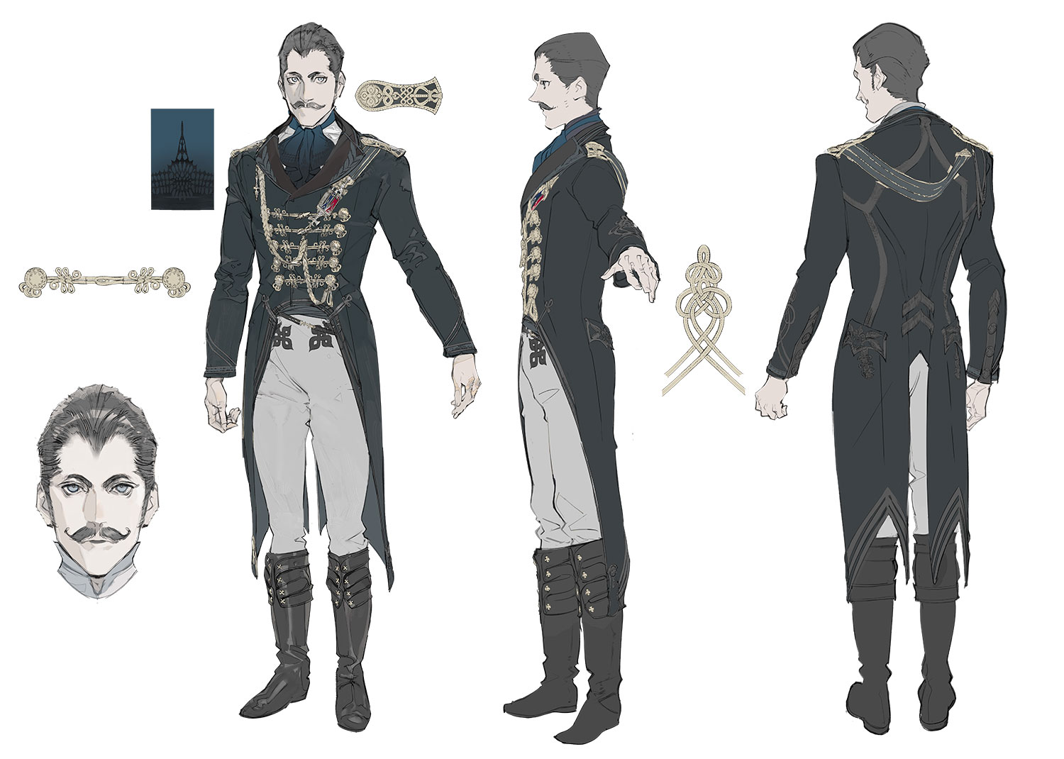 Yulzim Yorden Concept Art from The DioField Chronicle