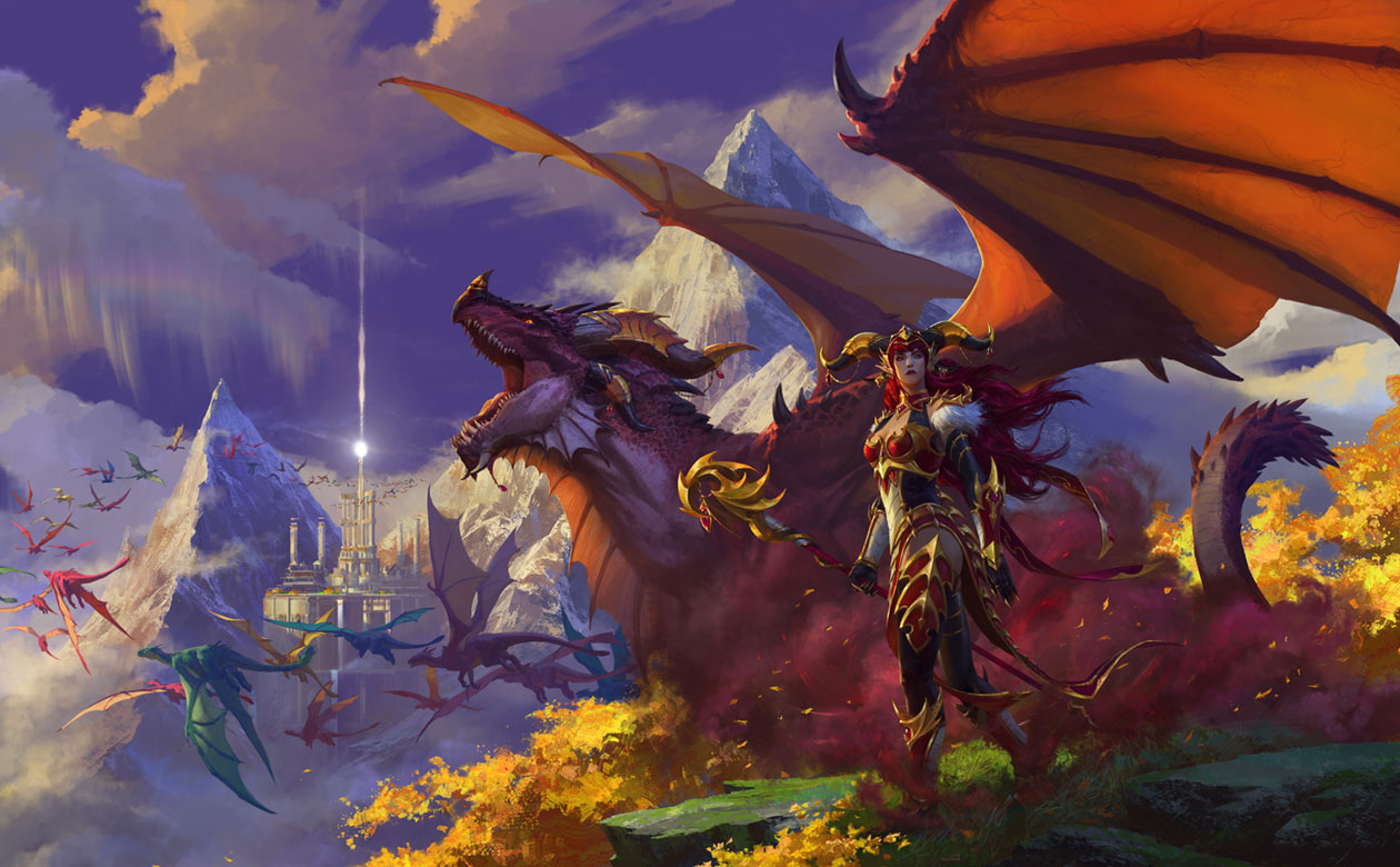 Alexstrasza Key Art from World of Warcraft: Dragonflight