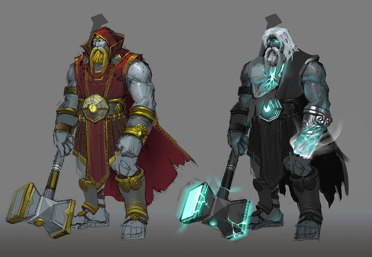 Keeper Tyr Infinite Boss Concept Art from World of Warcraft: Dragonflight