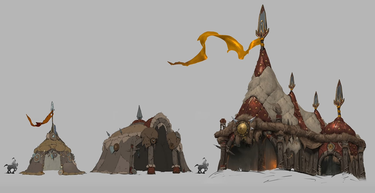 Maruuk Architecture Art from World of Warcraft: Dragonflight