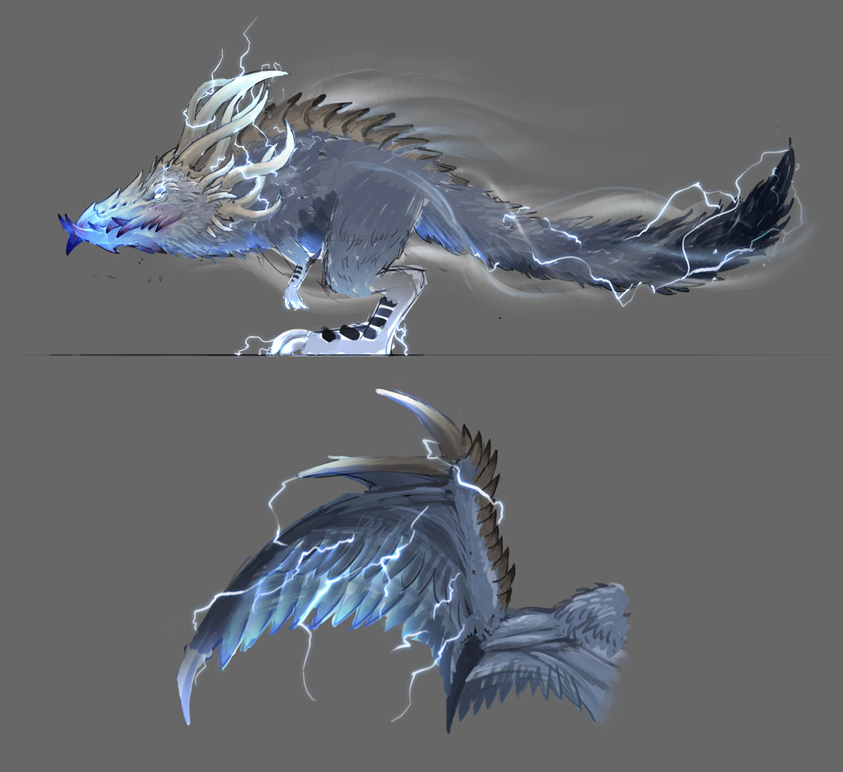 Storm Elemental Protodragon Leader Art from World of Warcraft: Dragonflight