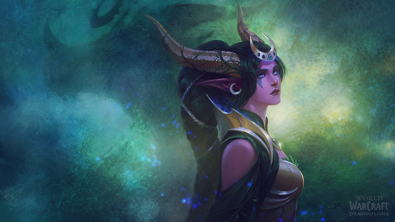 Ysera Artwork from World of Warcraft: Dragonflight
