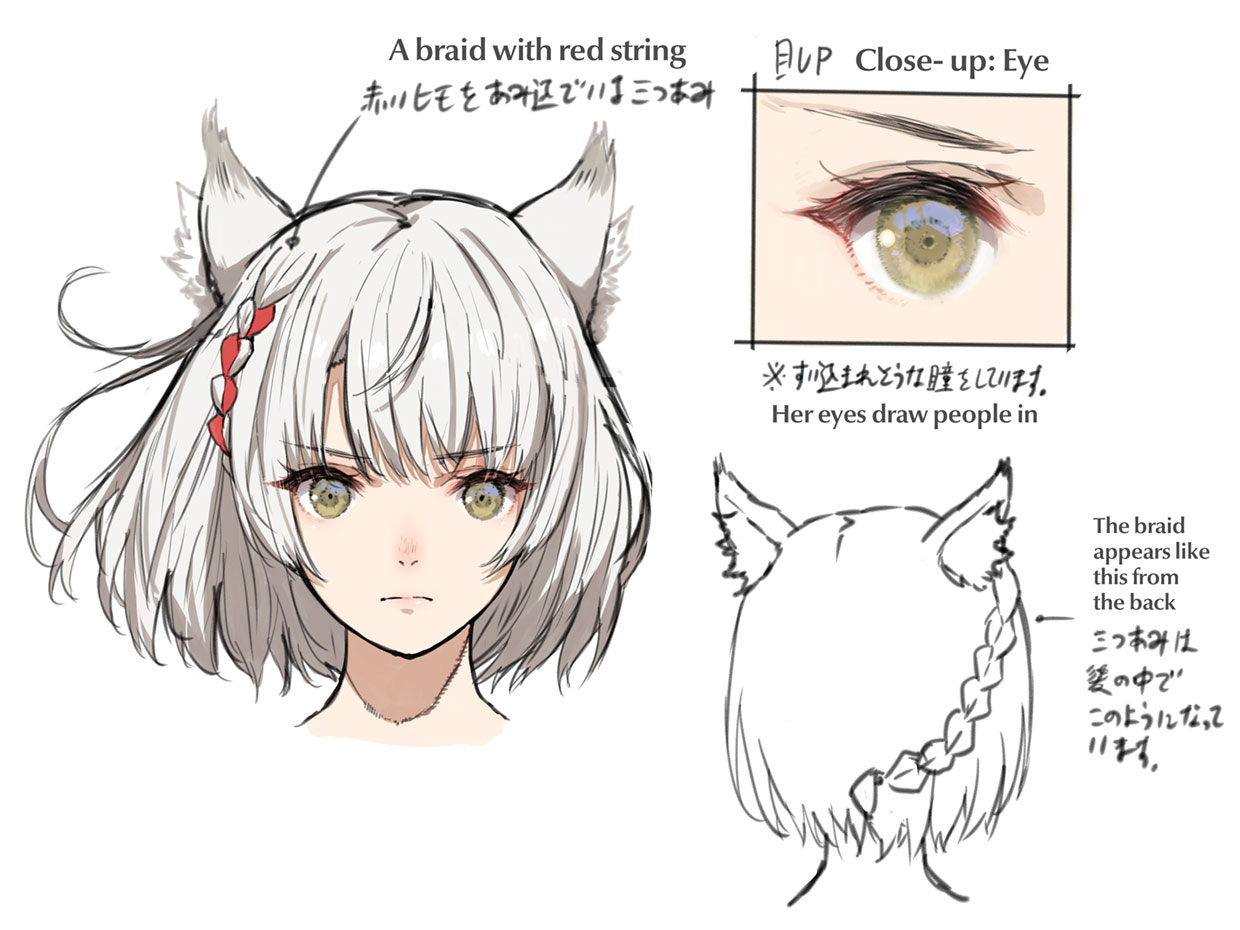 Mio Face Art from Xenoblade Chronicles 3