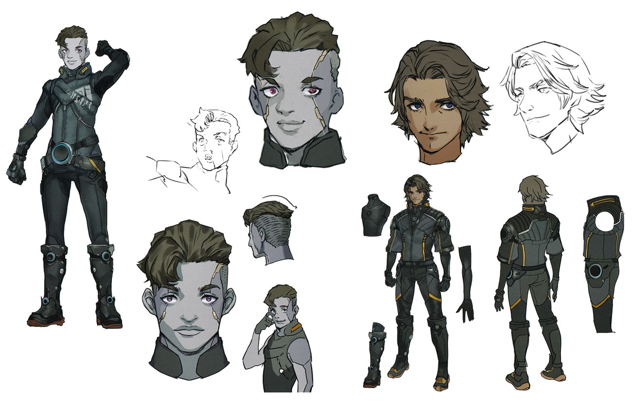 Mwamba and Bolearis Concept Art from Xenoblade Chronicles 3