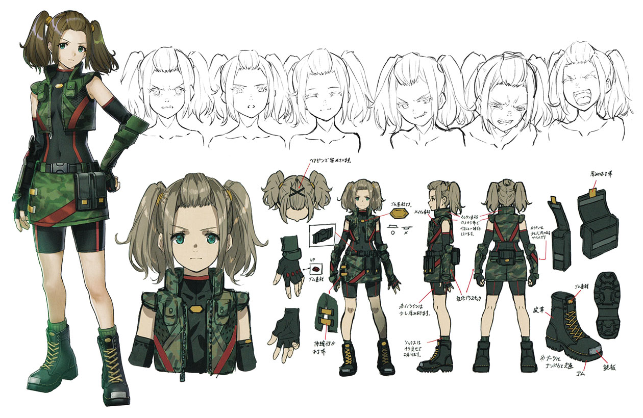 Shania Concept Art from Xenoblade Chronicles 3