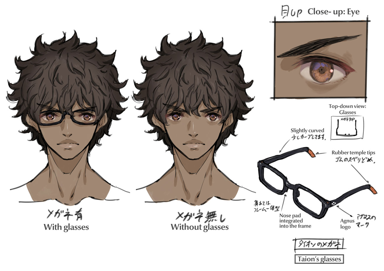 Taion Face Art from Xenoblade Chronicles 3