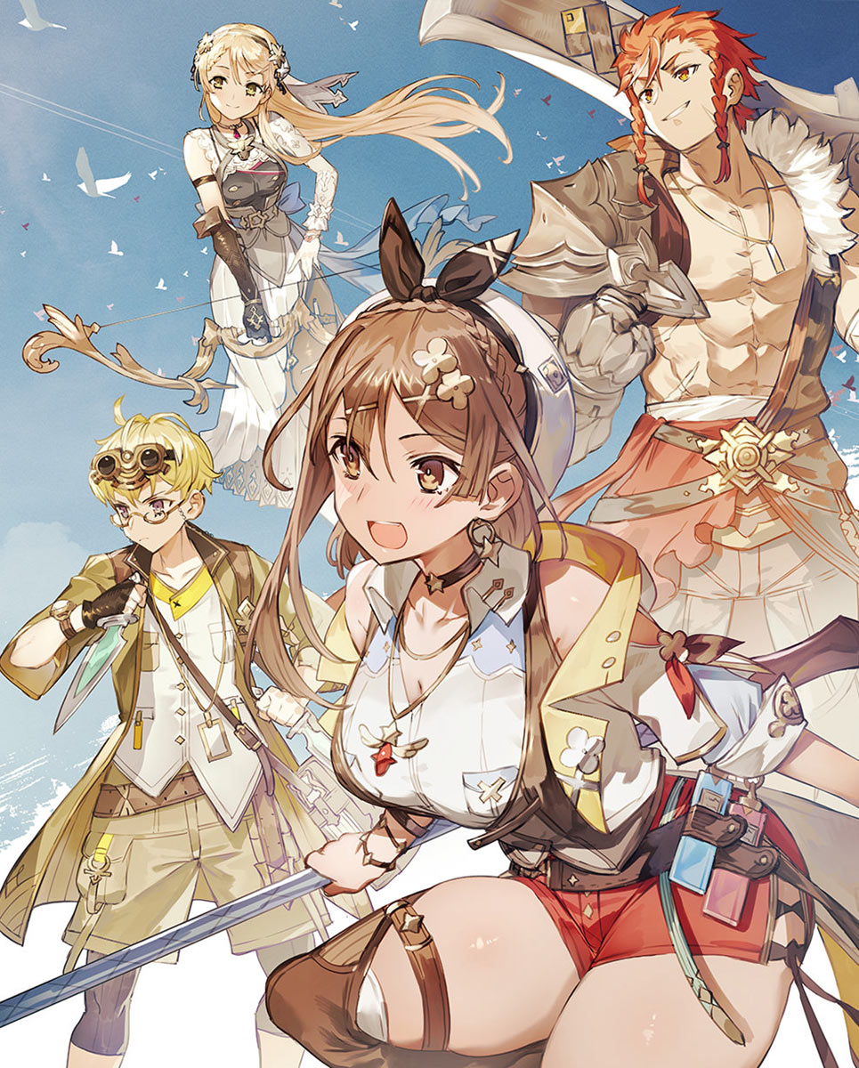 Main Characters Illustration from Atelier Ryza 3: Alchemist of the End & the Secret Key
