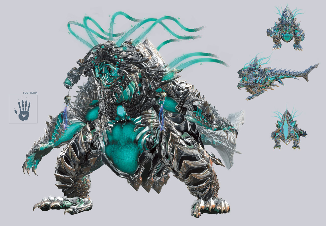 Arch Iridescent Art from Bayonetta 3