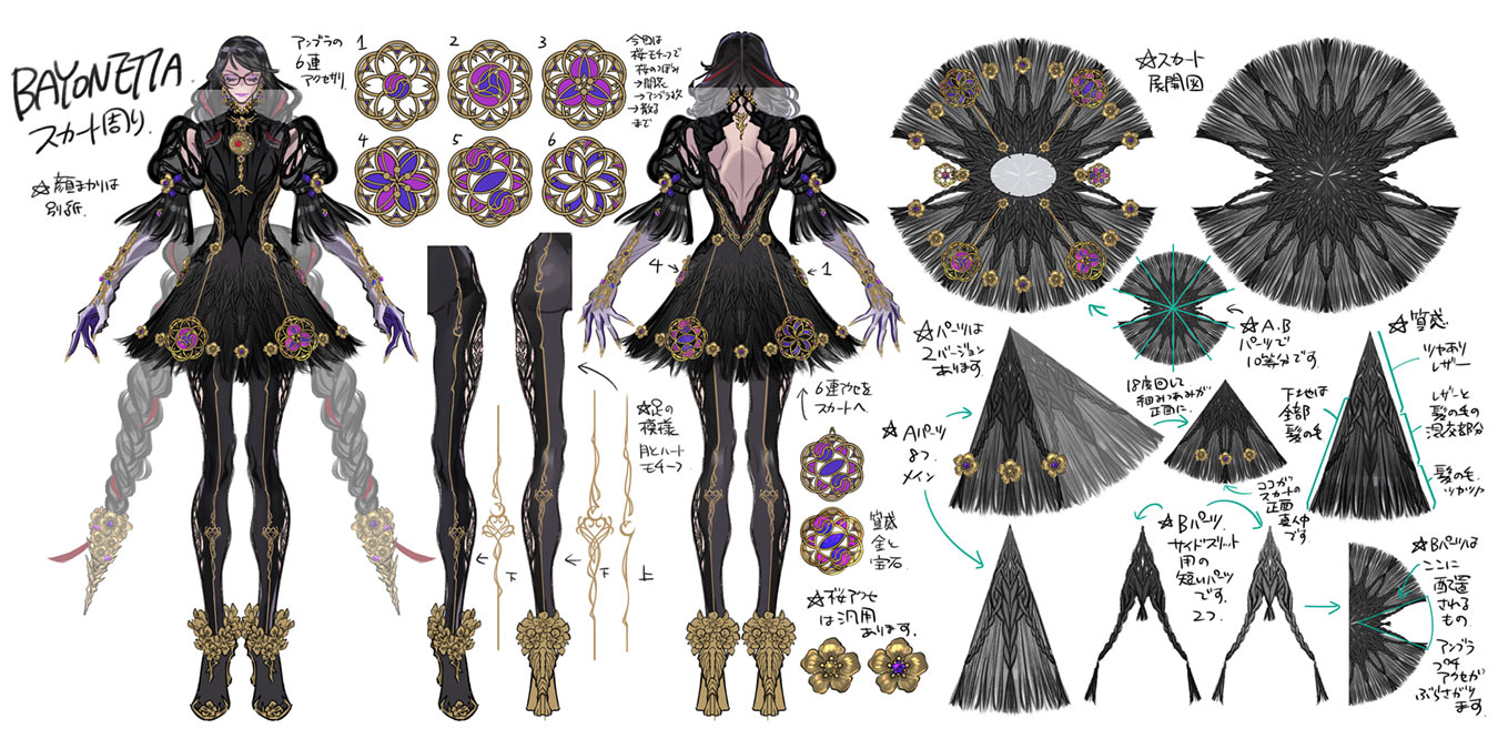 Bayonetta Concept Art from Bayonetta 3