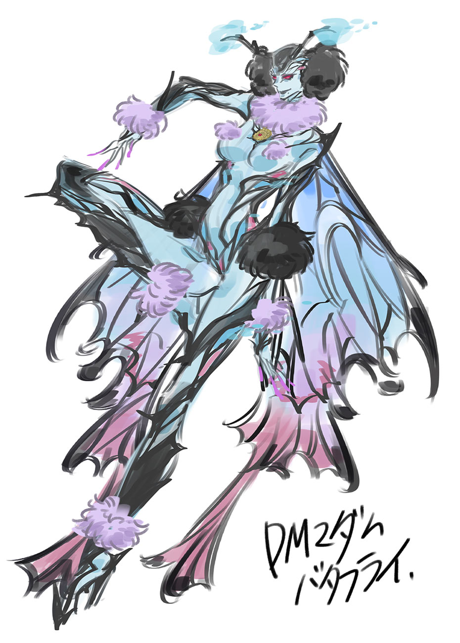 DM Madama Butterfly Concept Art from Bayonetta 3