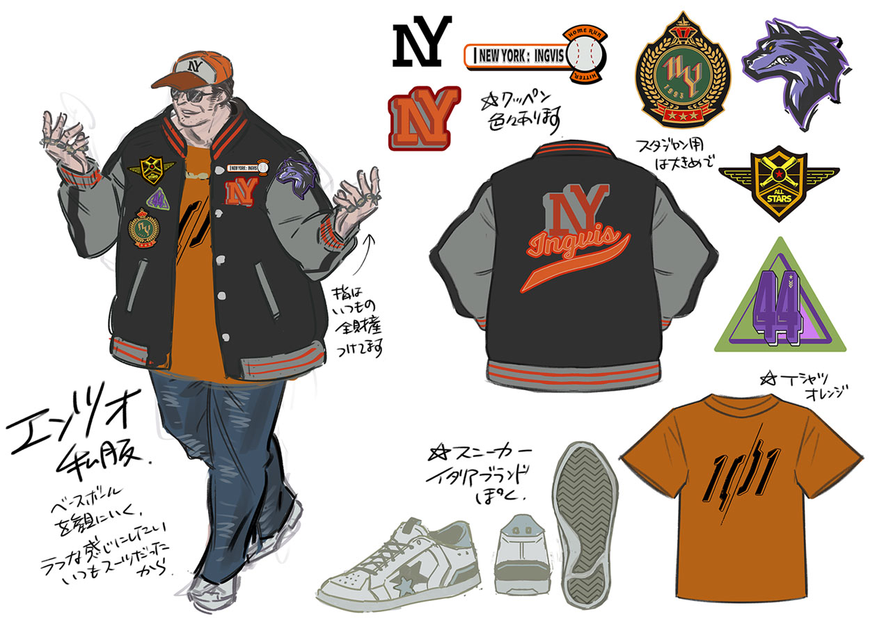 Enzo Concept Art from Bayonetta 3