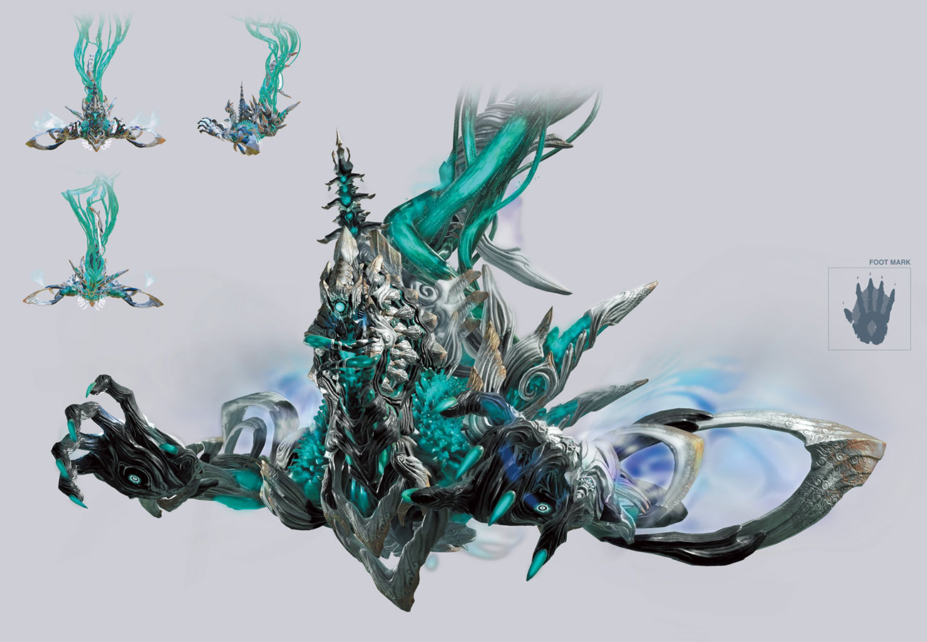 Iridescent Core Art from Bayonetta 3