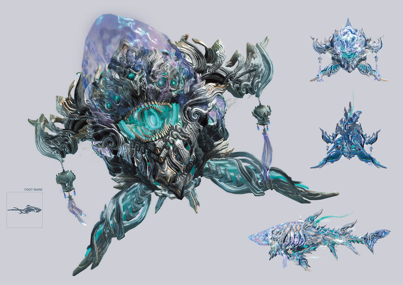 Iridescent Art from Bayonetta 3