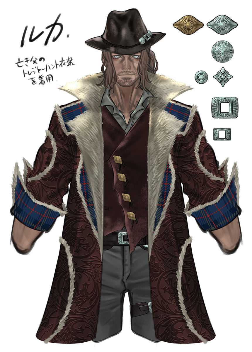 Luka Coat Concept Art from Bayonetta 3