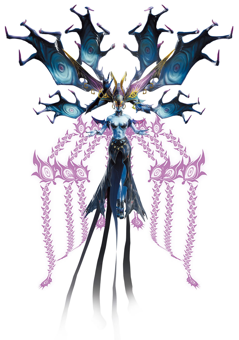 Queen Butterfly Art from Bayonetta 3