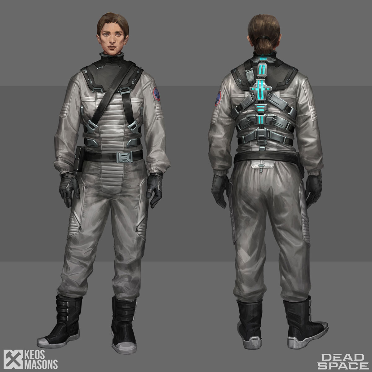 Female Scientist Concept Art from Dead Space (Remake)