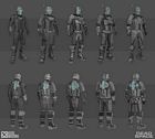 Isaac Clarke Costume Sketches