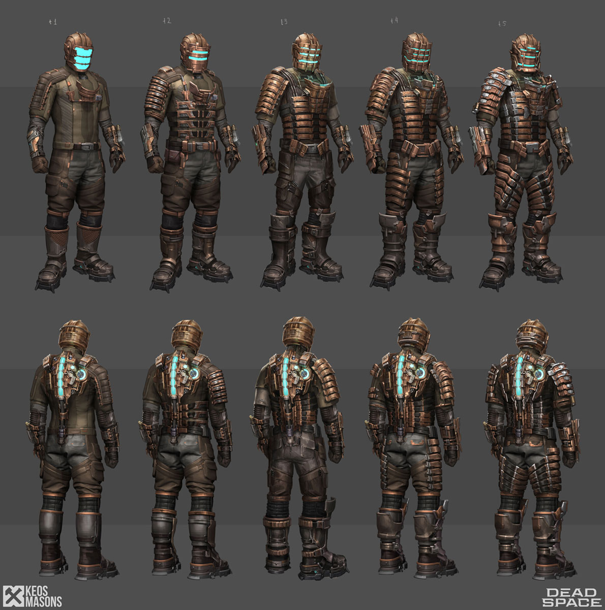 Isaac Clarke Costume Art from Dead Space (Remake)