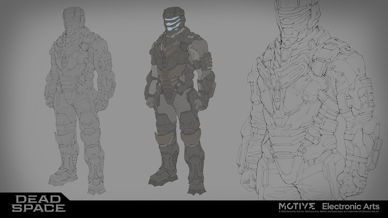 Isaac Clarke Venture Suit Art from Dead Space (Remake)