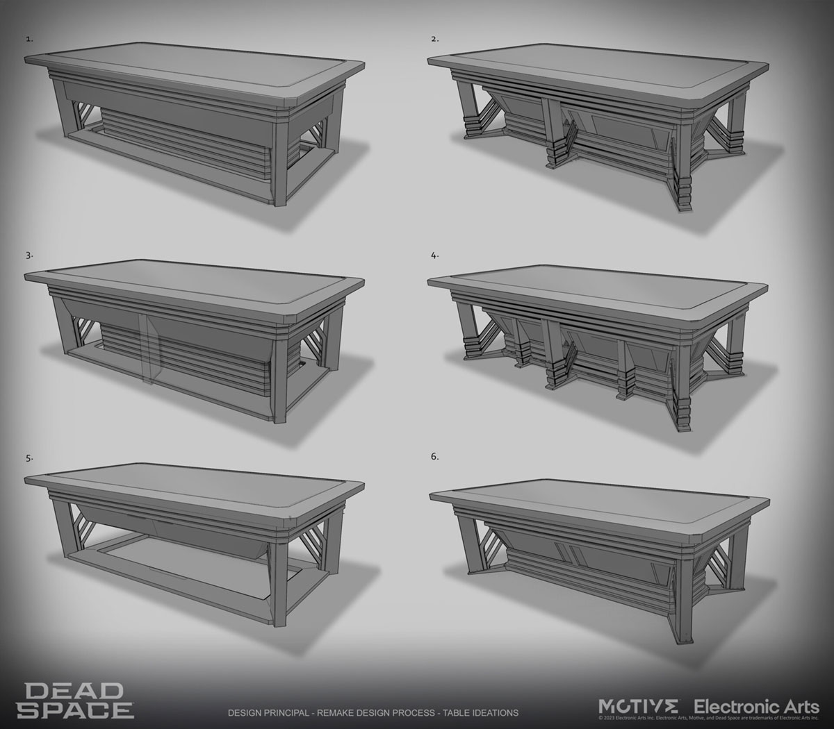 Ishimura Table Art from Dead Space (Remake)