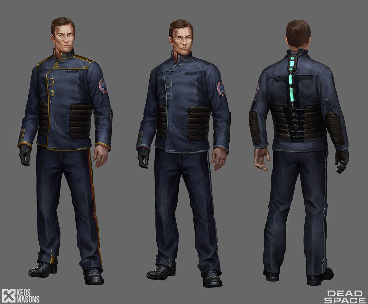 Male Executive Concept Art from Dead Space (Remake)