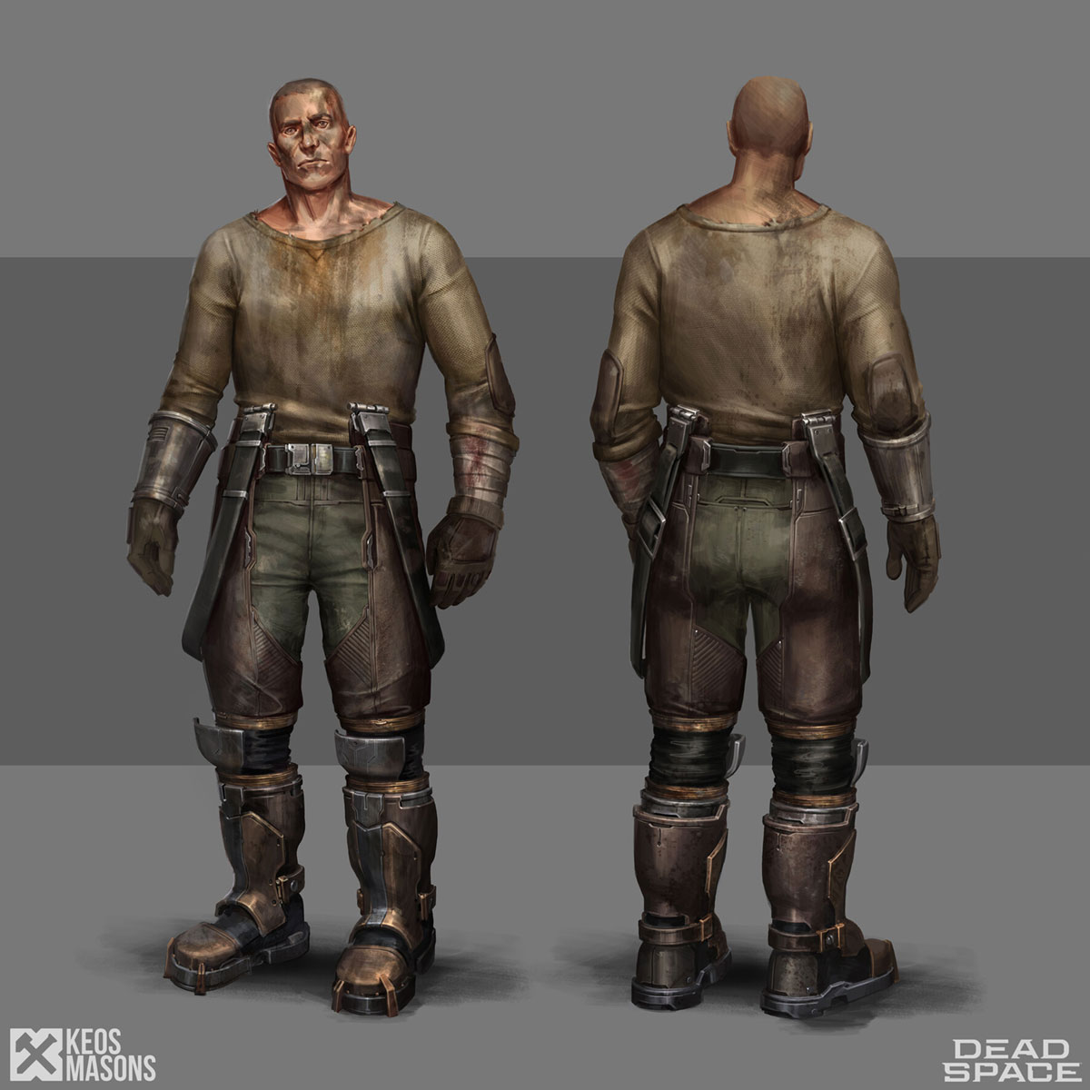 Miner Concept Art from Dead Space (Remake)