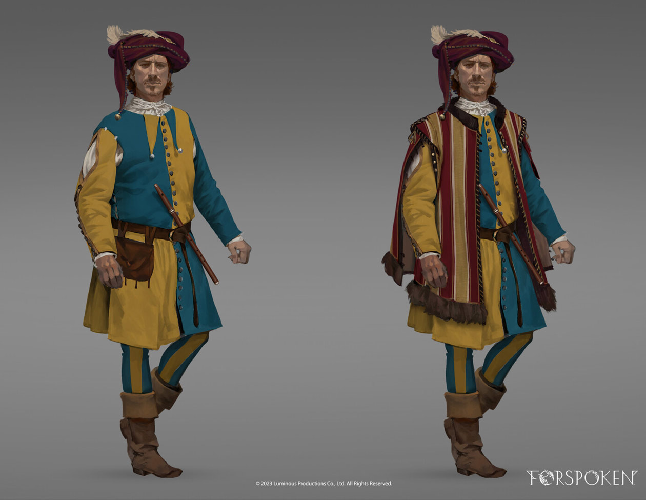 Bard Concept Art from Forspoken