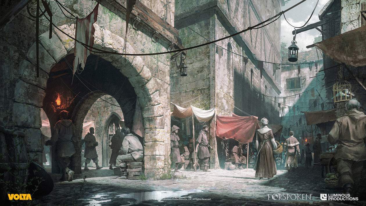 Cipal Market Art from Forspoken