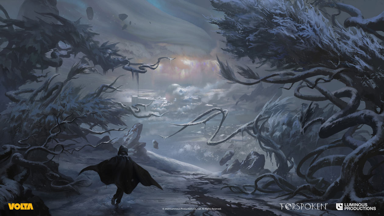 Corrupted Land of Avoalet Art from Forspoken