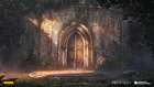 Frey Opening the Gate Concept Art
