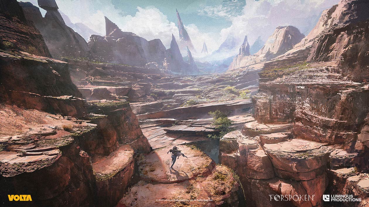 Into Praenost Break Art from Forspoken