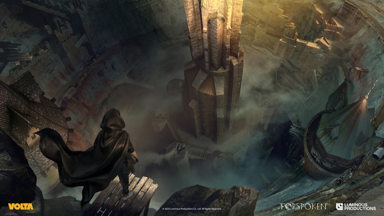 Overlooking the Castle of Tanta Olas Art from Forspoken