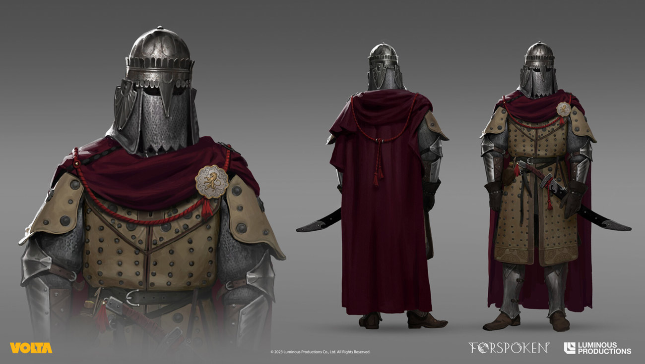 Silas Guard Captain Concept Art from Forspoken