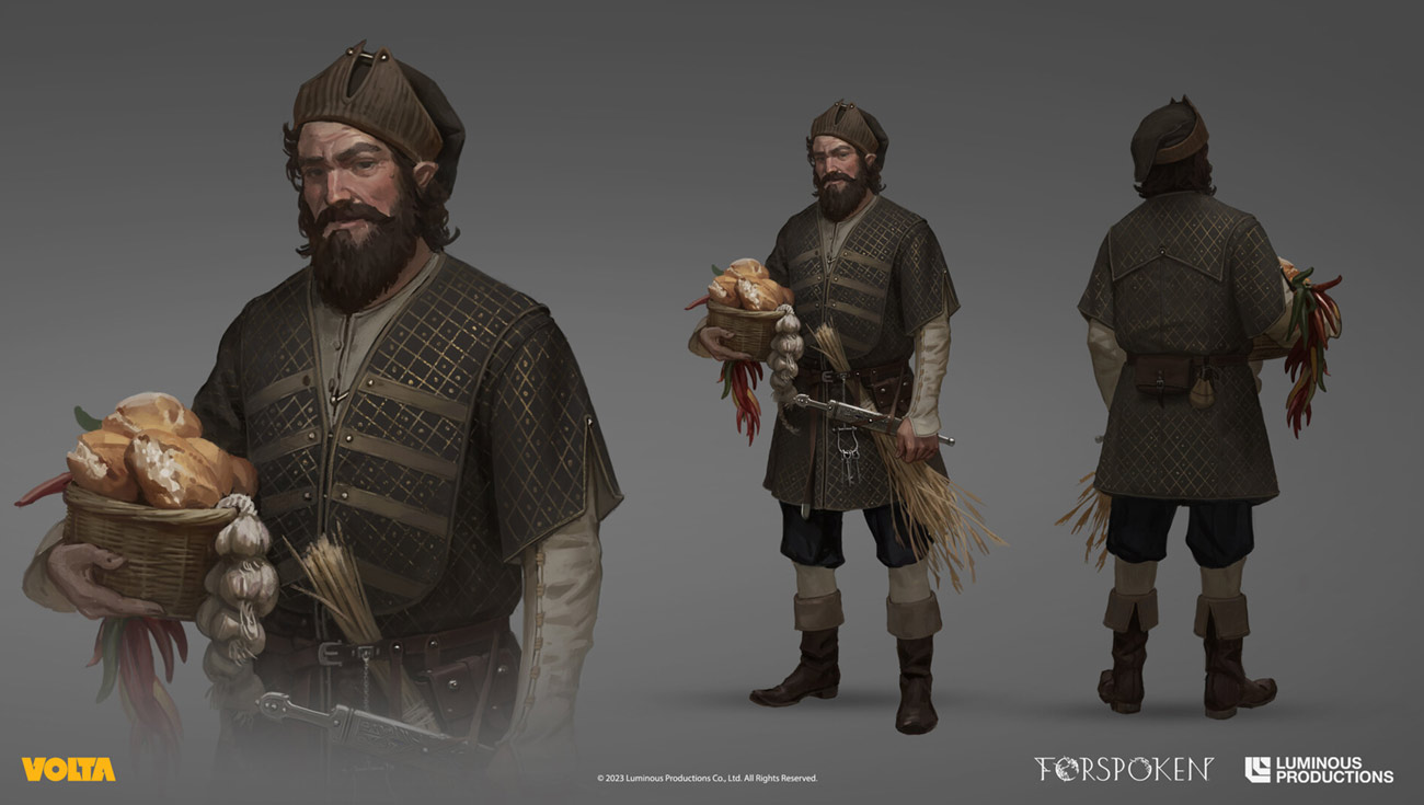 Storekeeper Concept Art from Forspoken