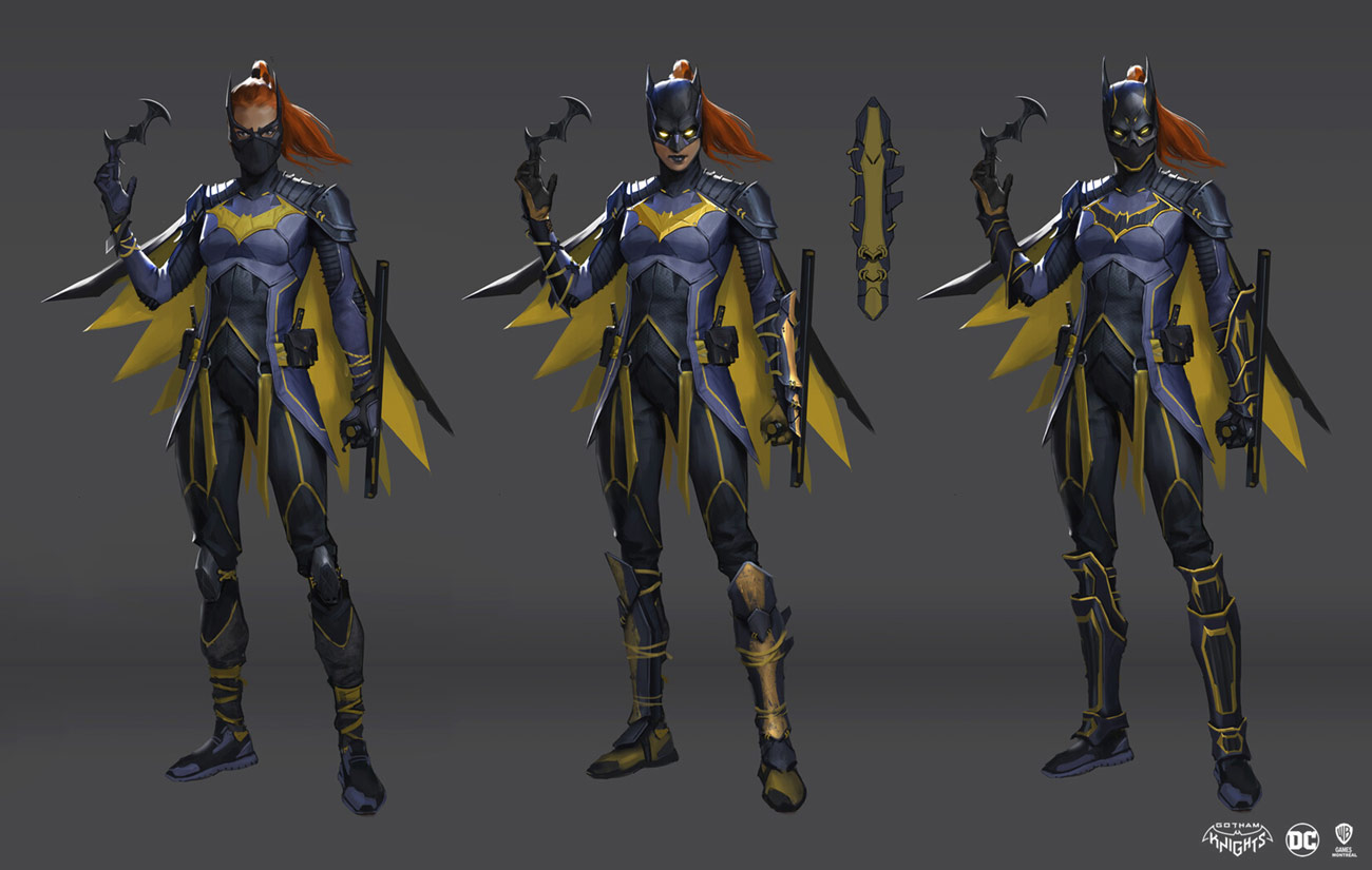 Batgirl Demon Suit Art from Gotham Knights
